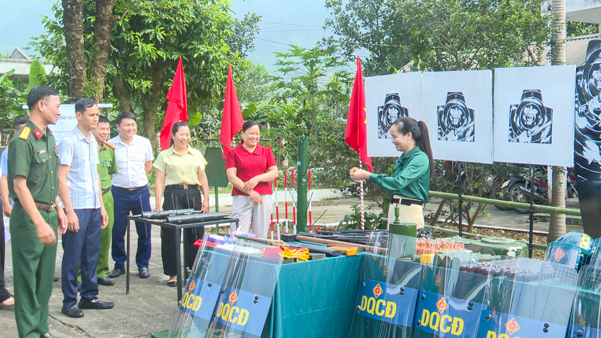 Quang Bình: khai mạc huấn luyện d ân quân tự vệ năm 2026