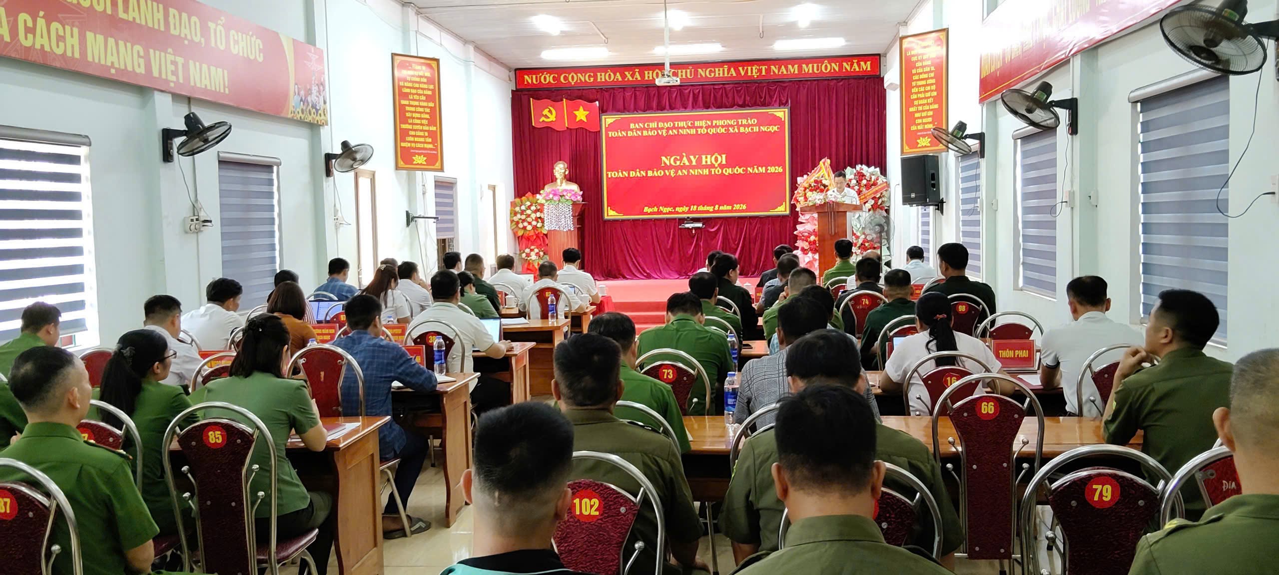 Xã Bạch Ngọc tổ chức Ngày hội Toàn dân bảo vệ an ninh Tổ quốc năm 2026