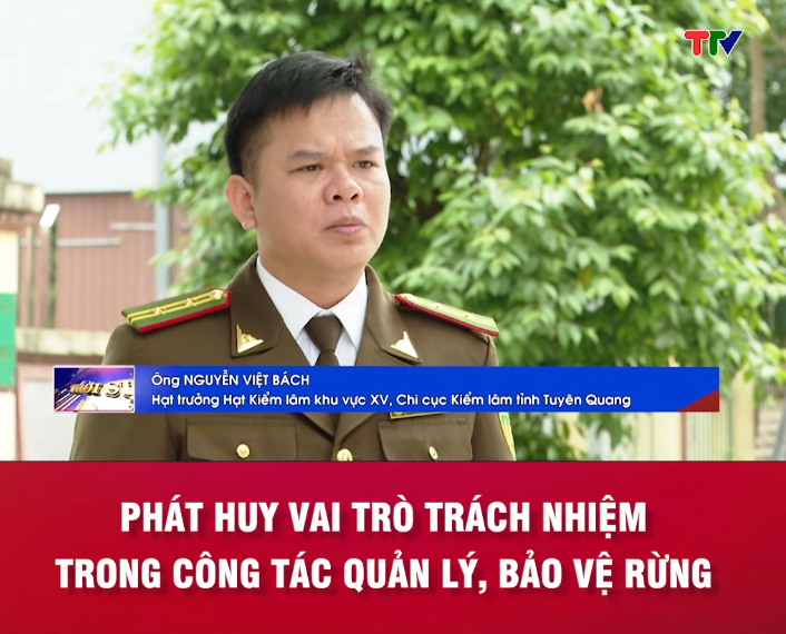 Phát huy vai trò trách nhiệm trong công tác quản lý, bảo vệ rừng