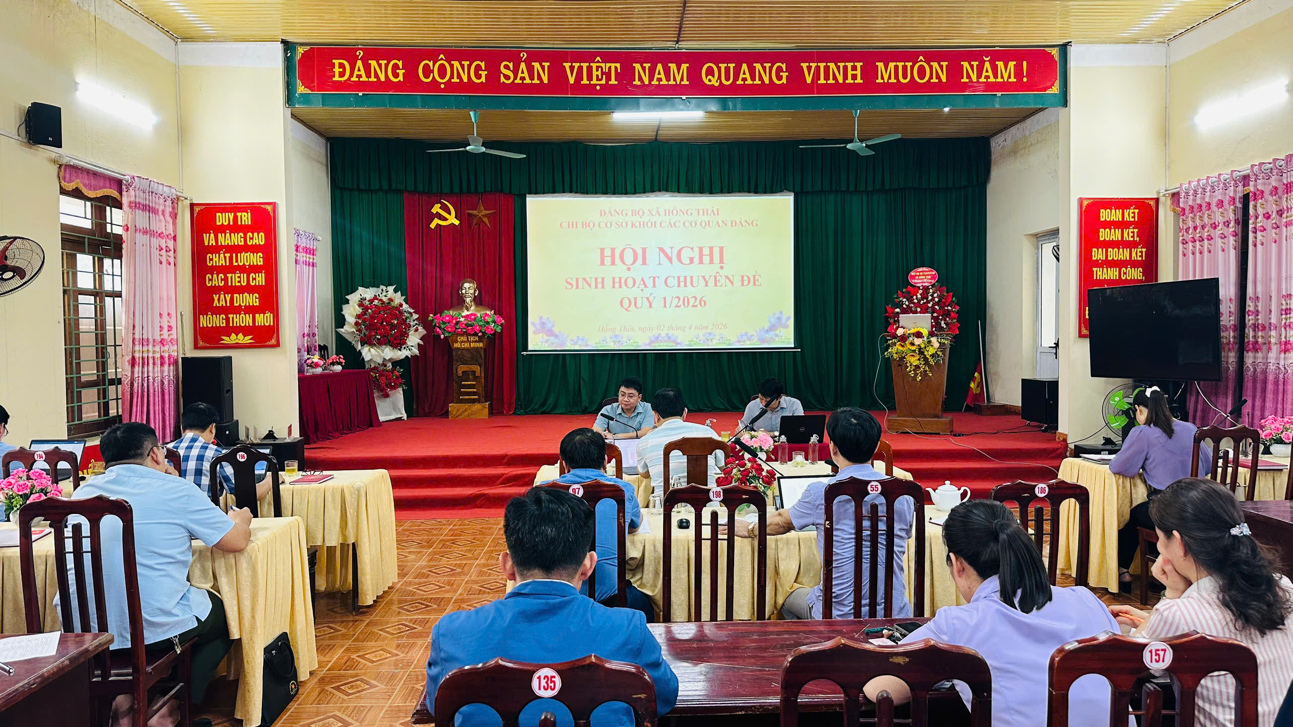 Chi bộ cơ sở các cơ quan Đảng tổ chức sinh hoạt chuyên đề quý I/2026