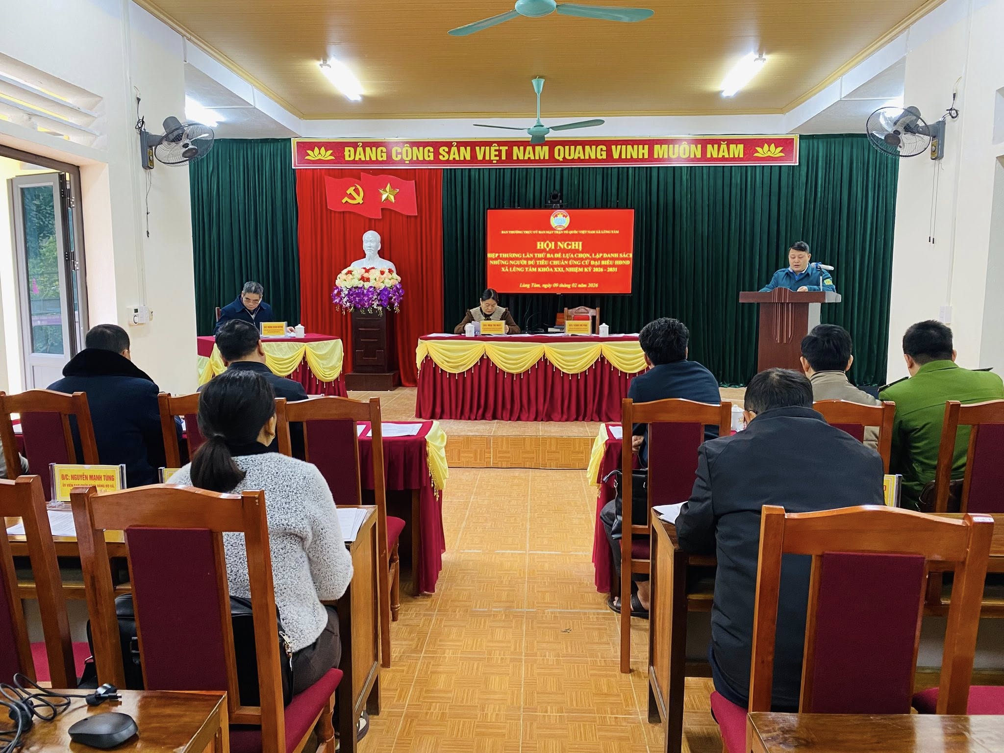 HỘI NGHỊ HIỆP THƯƠNG LẦN THỨ 3 XÃ LÙNG TÁM