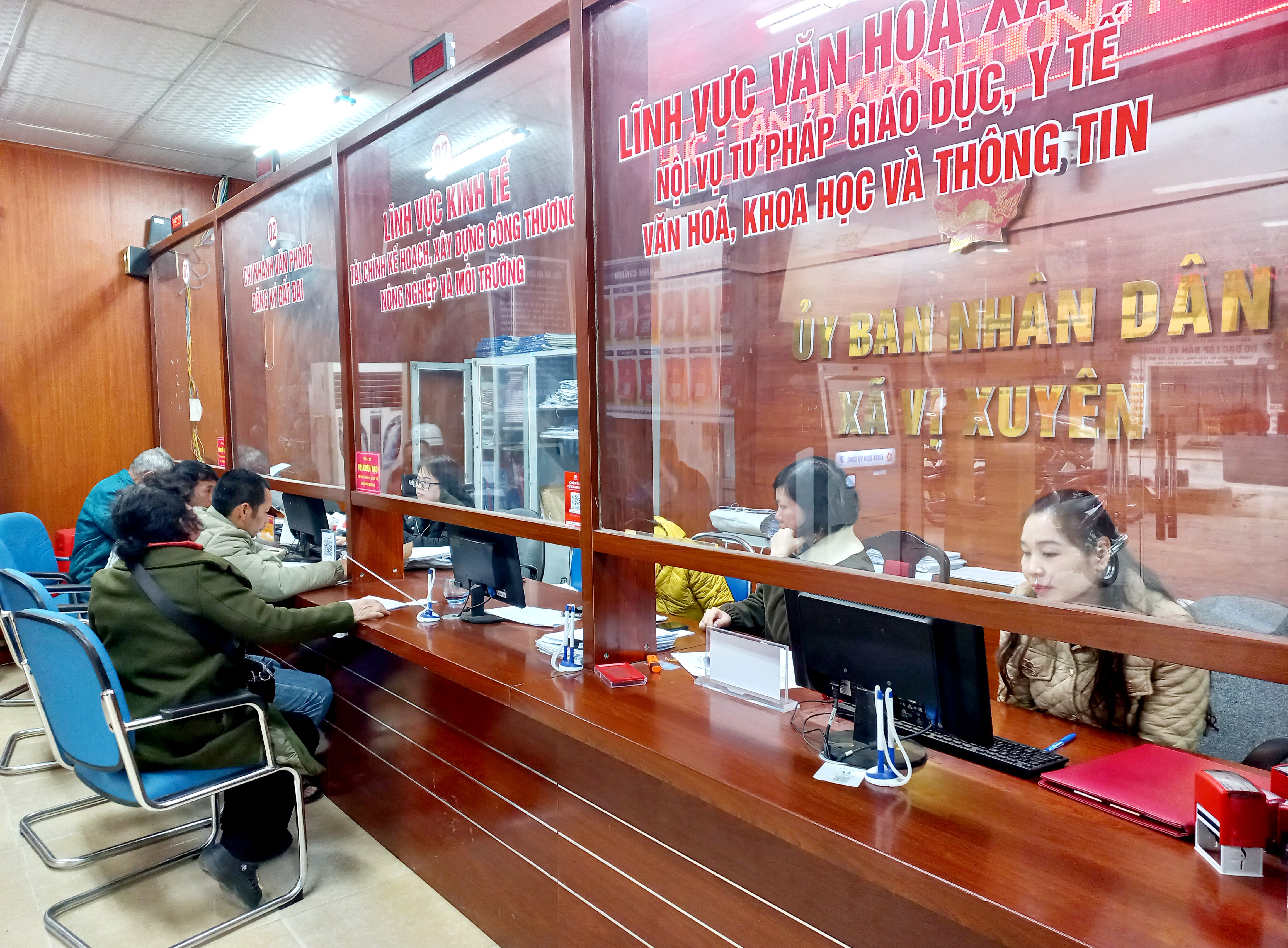 Xã Vị Xuyên xếp loại xuất sắc trong thực hiện thủ tục hành chính.