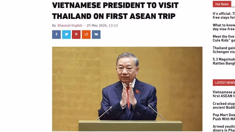 Chuyến thăm mở rộng cơ hội hợp tác giữa Việt Nam và Thái Lan
