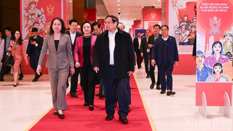 Thủ tướng Phạm Minh Chính kiểm tra công tác chuẩn bị Đại hội Thi đua yêu nước lần thứ XI
