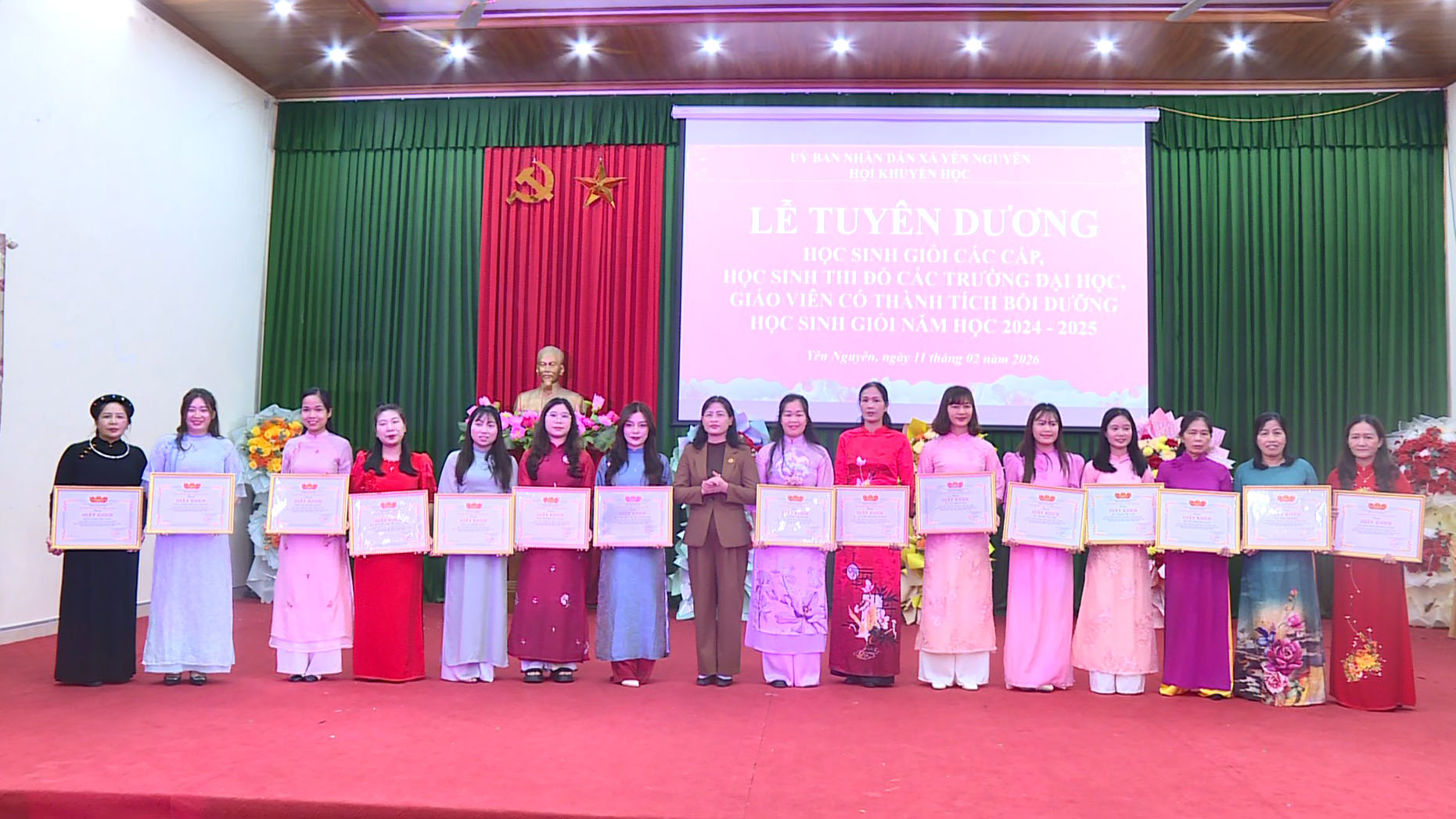 Lễ tuyên dương học sinh giỏi các cấp, giáo viên có thành tích năm học 2024 – 2025