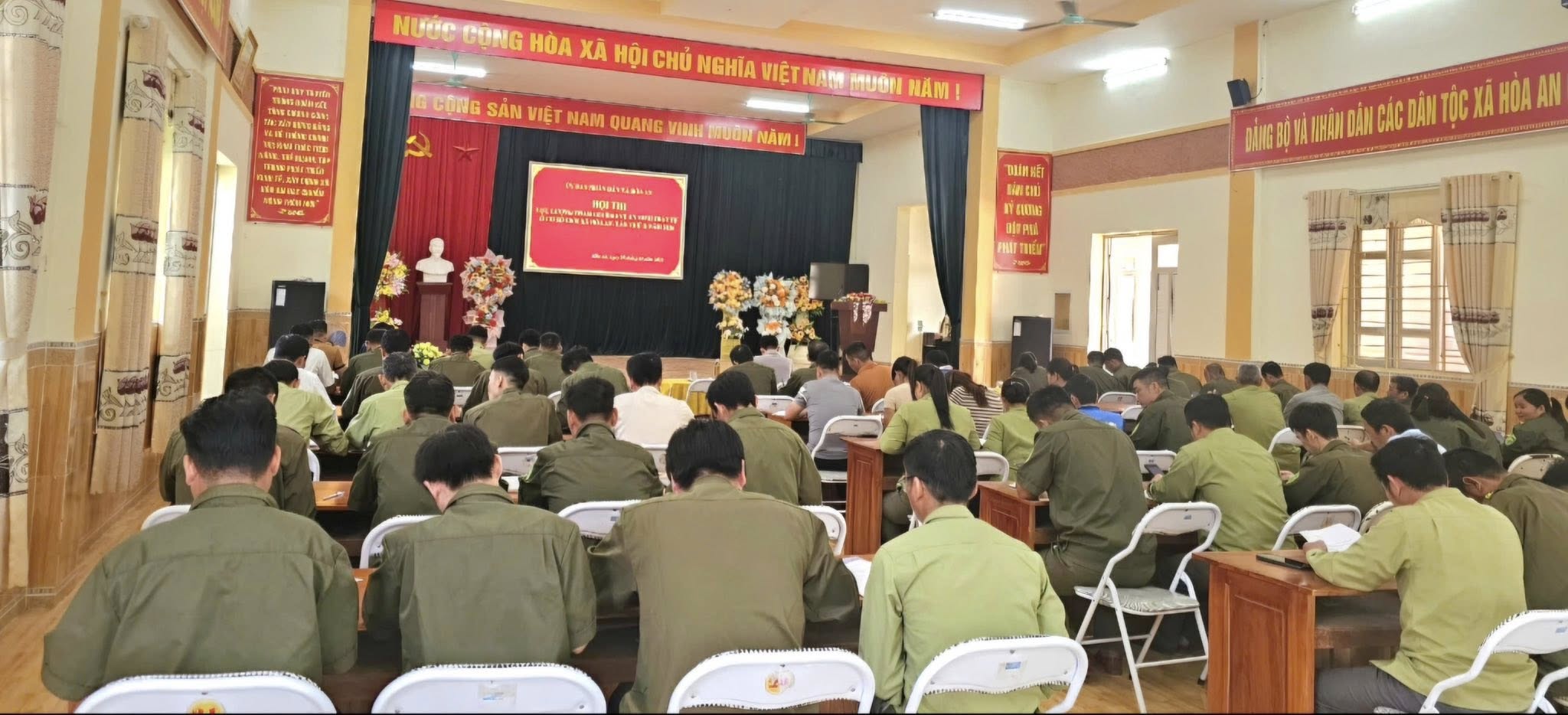 HỘI THI BẢO VỆ ANTT CƠ SỞ TẠI XÃ HÒA AN 