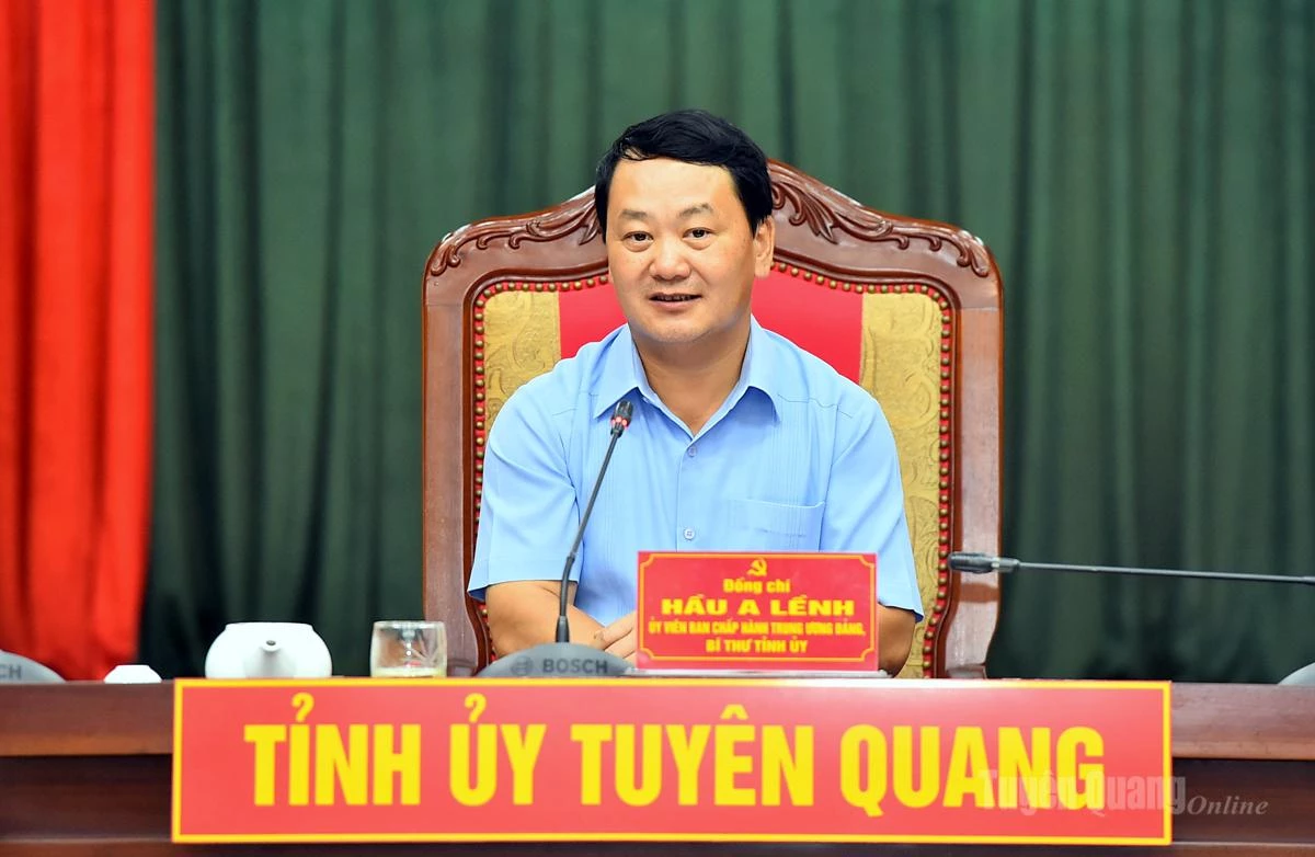 Bí thư Tỉnh ủy Hầu A Lềnh tiếp Tập đoàn HYH về đề xuất đầu tư các dự án tại Tuyên Quang