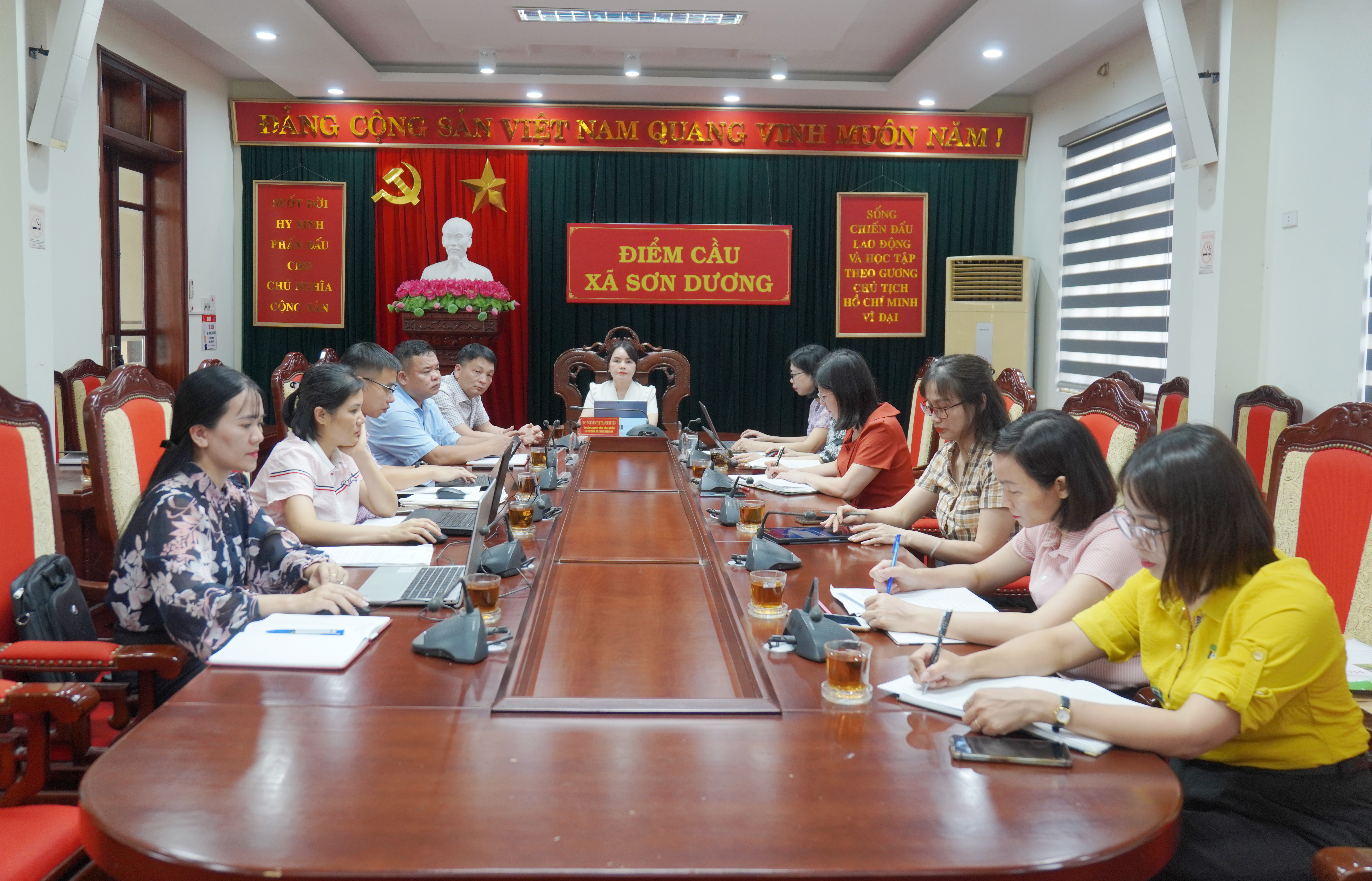 Xã Sơn Dương tham dự hội nghị toàn quốc về xây dựng cơ sở dữ liệu vị trí việc làm