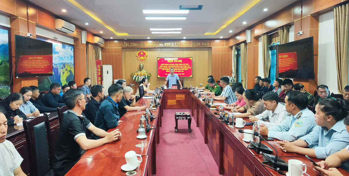 Xã Mèo Vạc phát động đợt thi đua cao điểm thực hiện các chỉ tiêu Đề án 06 năm 2026
