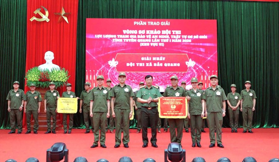 Vòng sơ khảo Hội thi “Lực lượng tham gia bảo vệ an ninh, trật tự ở cơ sở giỏi” tỉnh Tuyên Quang lần thứ I năm 2026, khu vực VI.