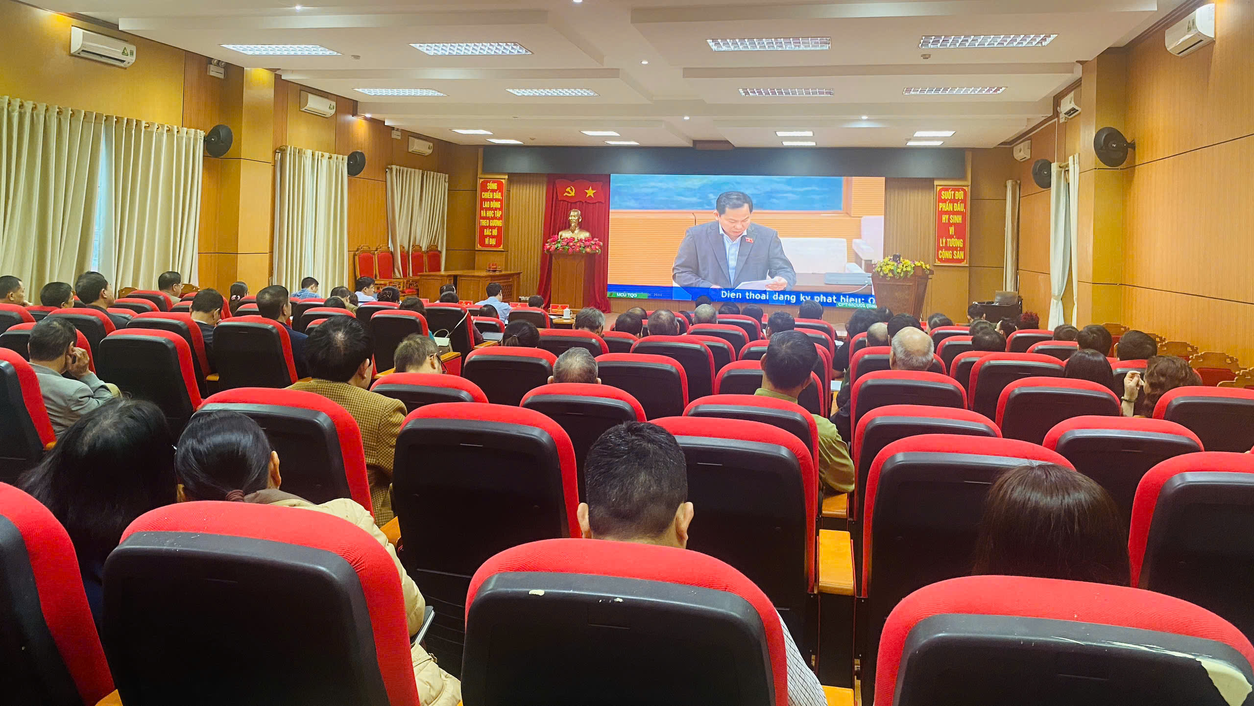 Hội nghị trực tuyến triển khai công tác vận động bầu cử.