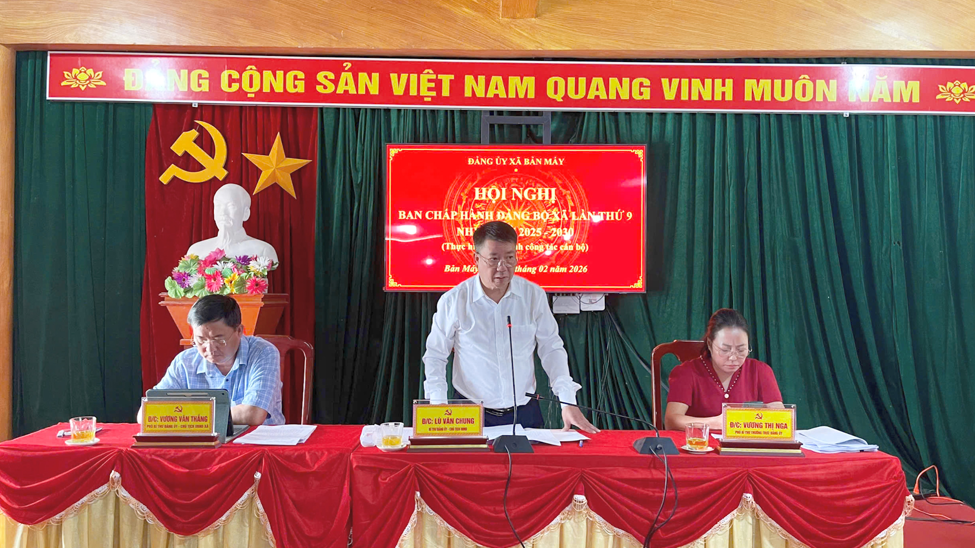 ĐẢNG ỦY XÃ BẢN MÁY HOÀN THÀNH QUY TRÌNH BỔ SUNG QUY HOẠCH CÁN BỘ LÃNH ĐẠO, QUẢN LÝ NHIỆM KỲ 2025-2030, 2026-2031