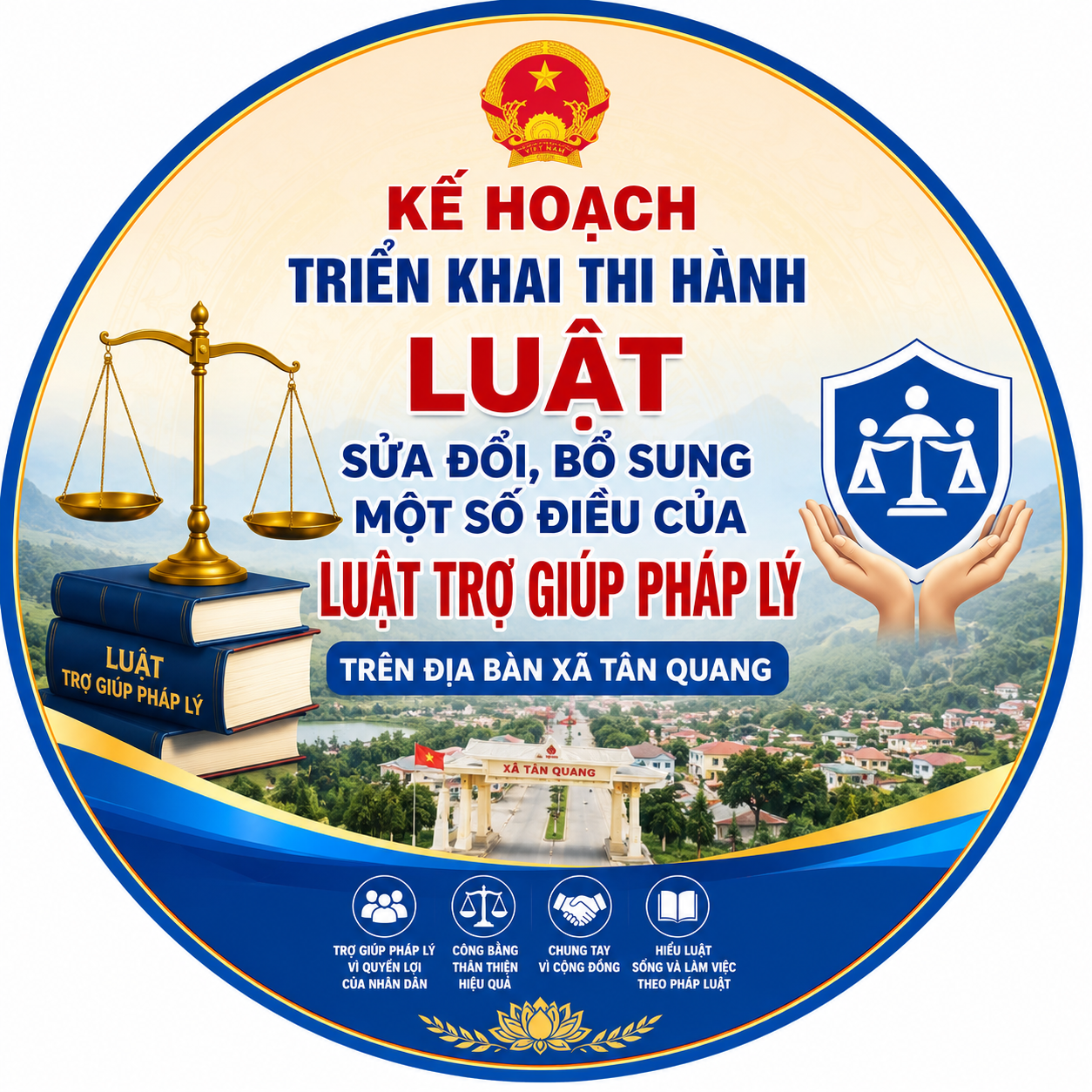 Kế Hoạch Triển khai thi hành Luật sửa đổi, bổ sung một số điều   của Luật Trợ giúp pháp lý trên địa bàn xã Tân Quang 