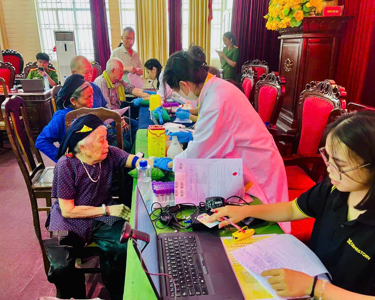 Công an xã Xuân Giang hoàn thành 100% kế hoạch thu nhận mẫu sinh phẩm ADN thân nhân liệt sĩ