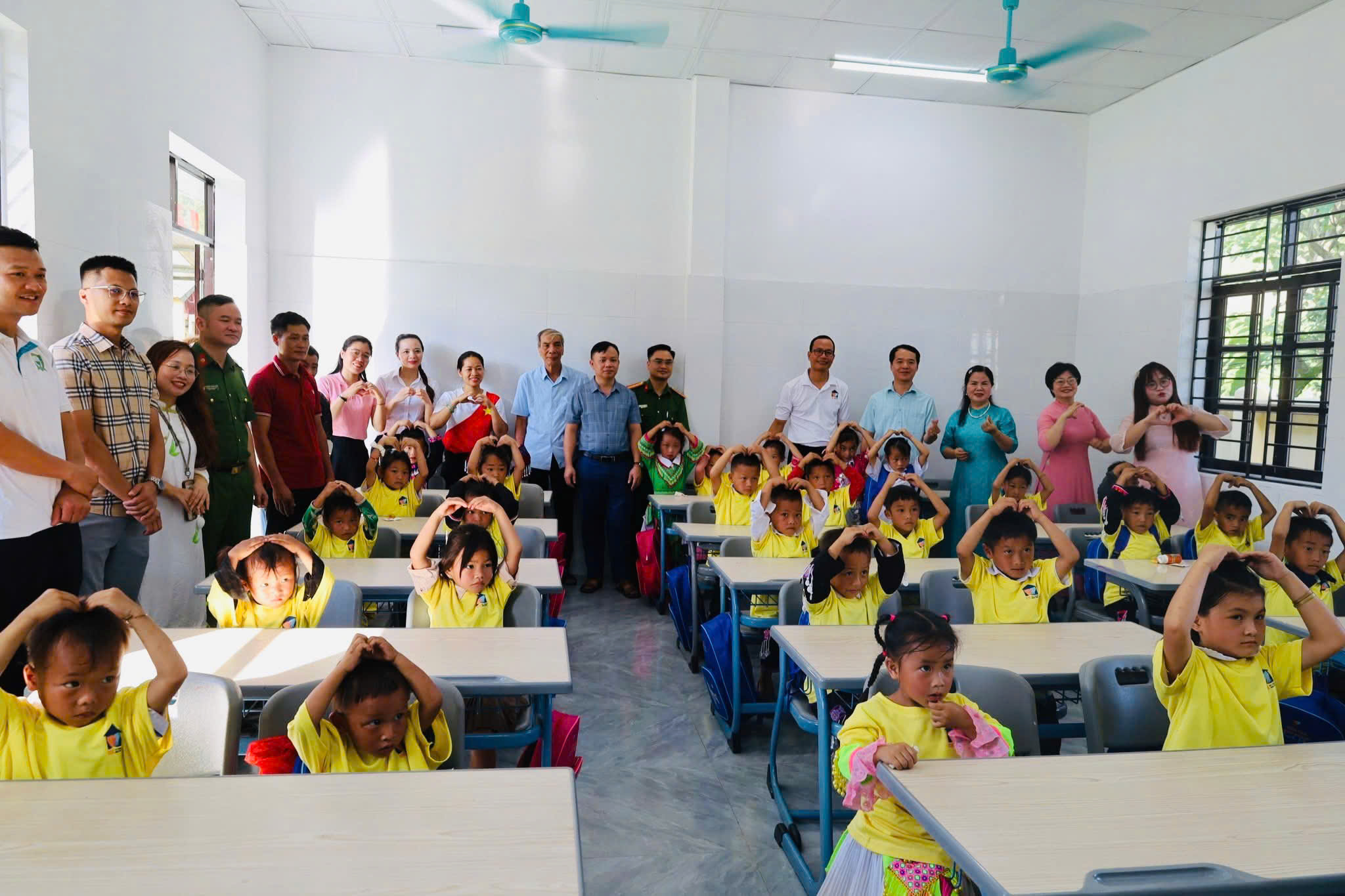 ĐẢM BẢO AN NINH, TRẬT TỰ LỄ KHÁNH THÀNH ĐIỂM TRƯỜNG “10K” THÔN LÙNG HẢO