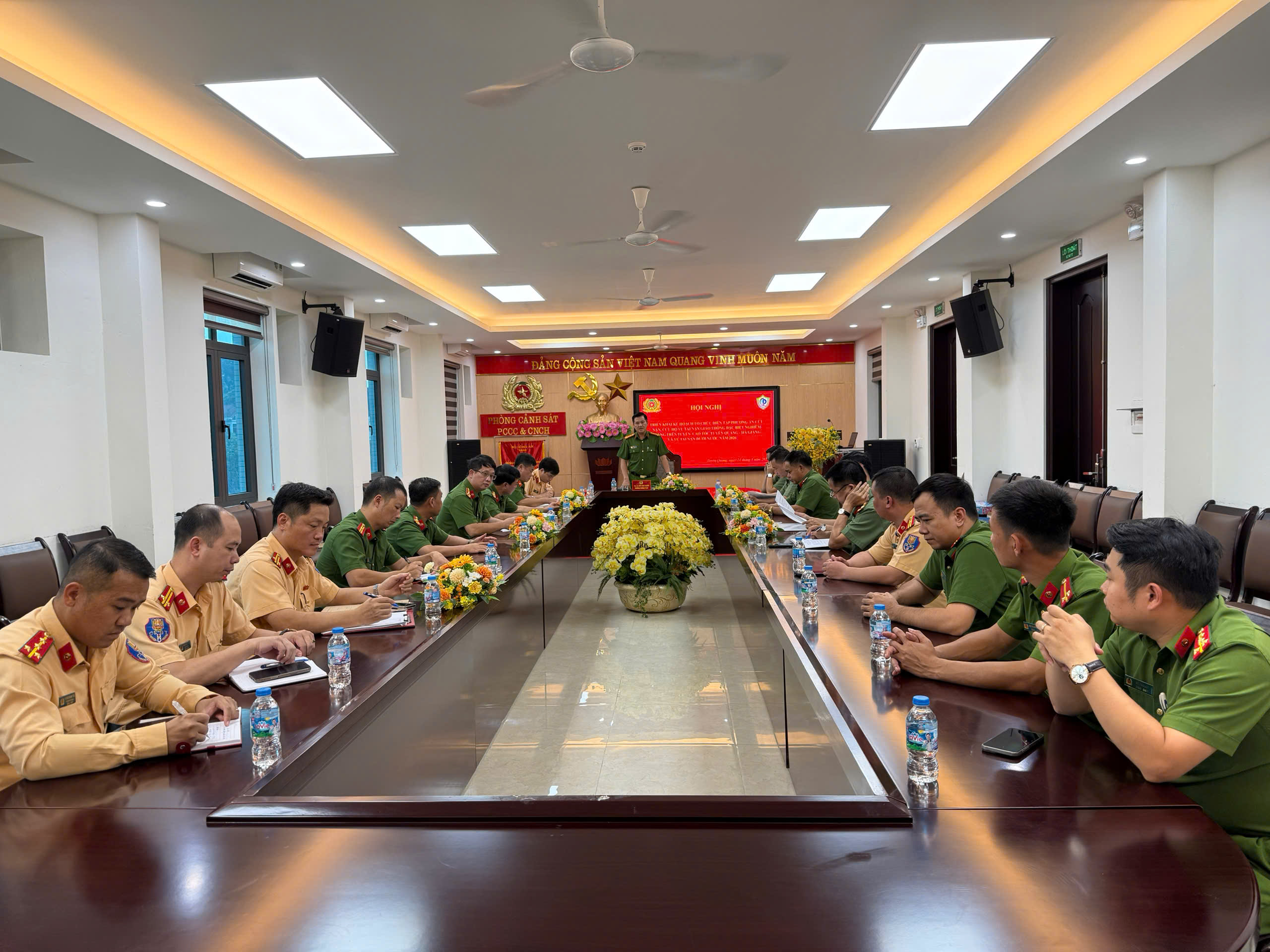 TRIỂN KHAI CÔNG TÁC DIỄN TẬP PHƯƠNG ÁN CỨU NẠN, CỨU HỘ NĂM 2026