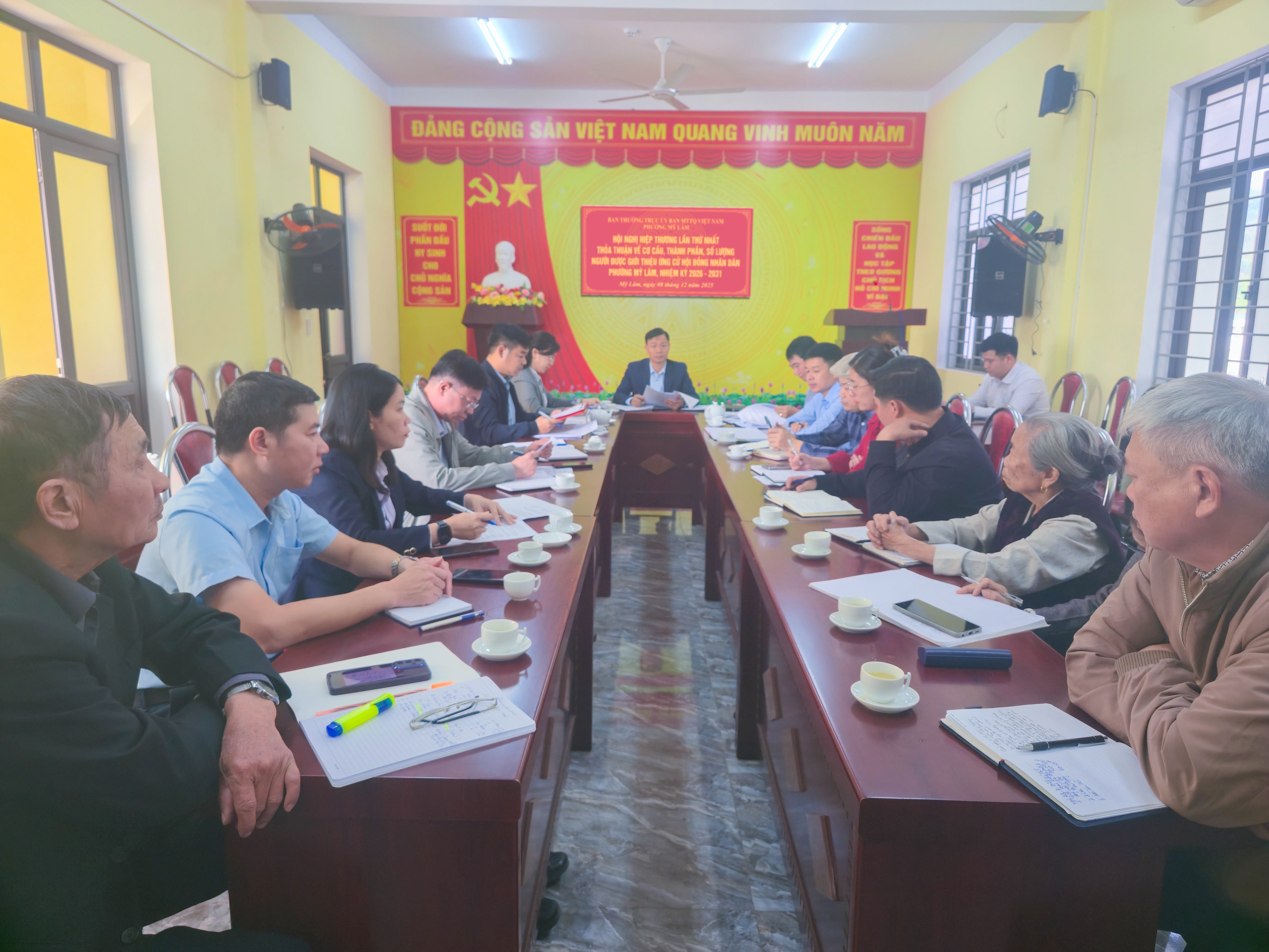 Phường Mỹ Lâm tổ chức Hội nghị Hiệp thương lần thứ Nhất giới thiệu người ứng cử đại biểu HĐND phường nhiệm kỳ 2026 – 2031