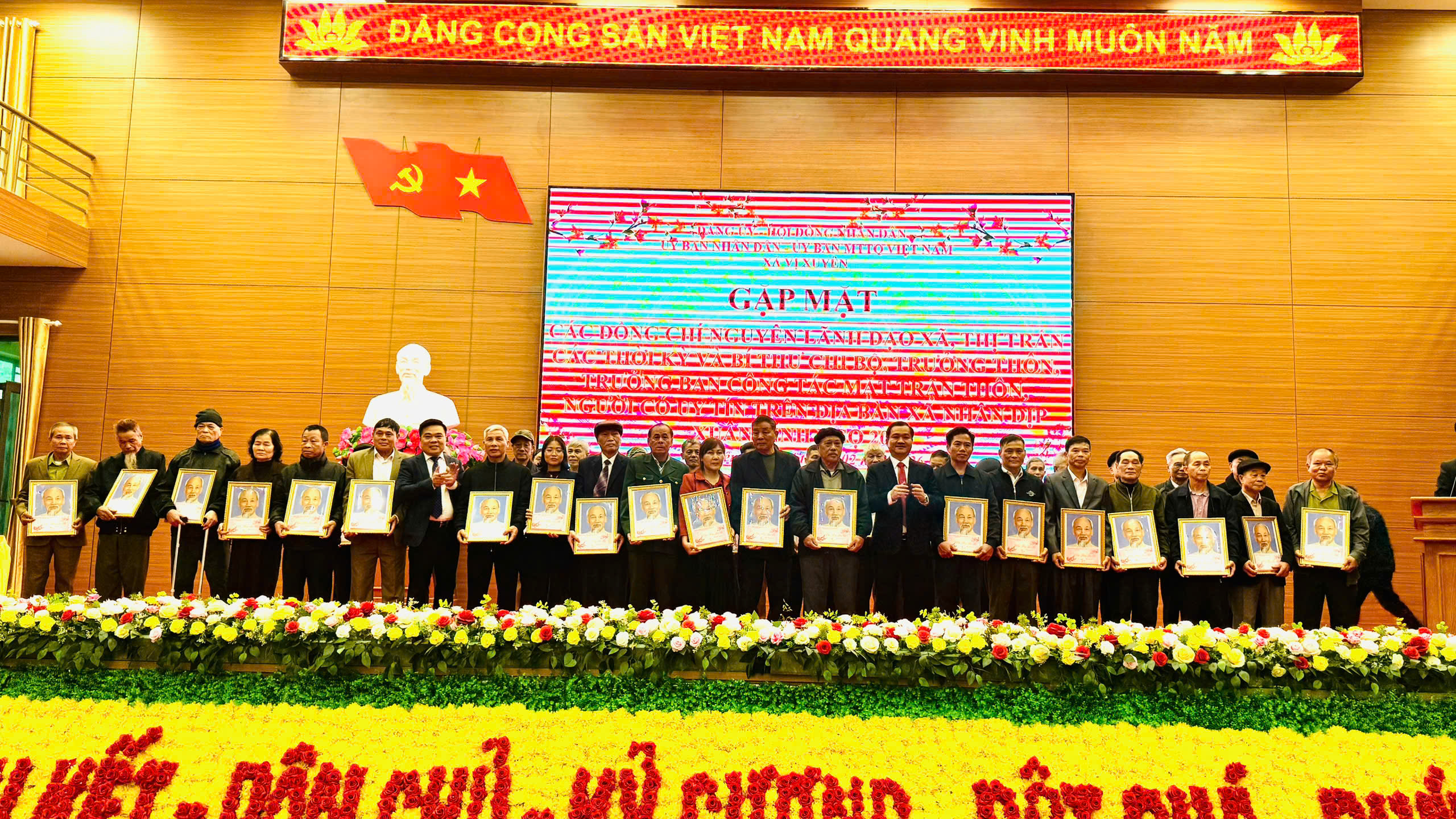 Vị Xuyên: Gặp mặt các đồng chí Nguyên Lãnh đạo các xã, thị trấn; Bí thư Chi bộ, Trưởng thôn, Trưởng ban Công tác Mặt trận thôn; Người có uy tín nhân dịp xuân Bính Ngọ năm 2026.