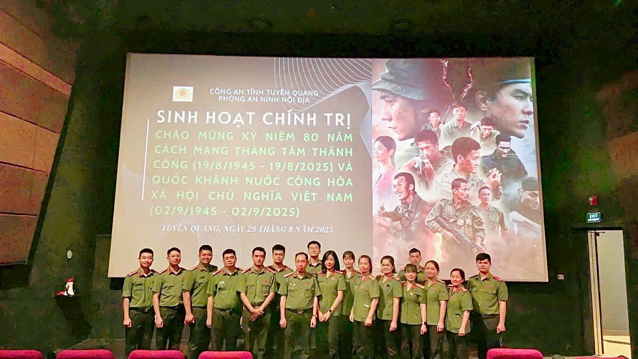 TỔ CHỨC SINH HOẠT CHÍNH TRỊ CHÀO MỪNG KỶ NIỆM 80 NĂM QUỐC KHÁNH NƯỚC CHXHCN VIỆT NAM (02/9/1945-02/9/2025)
