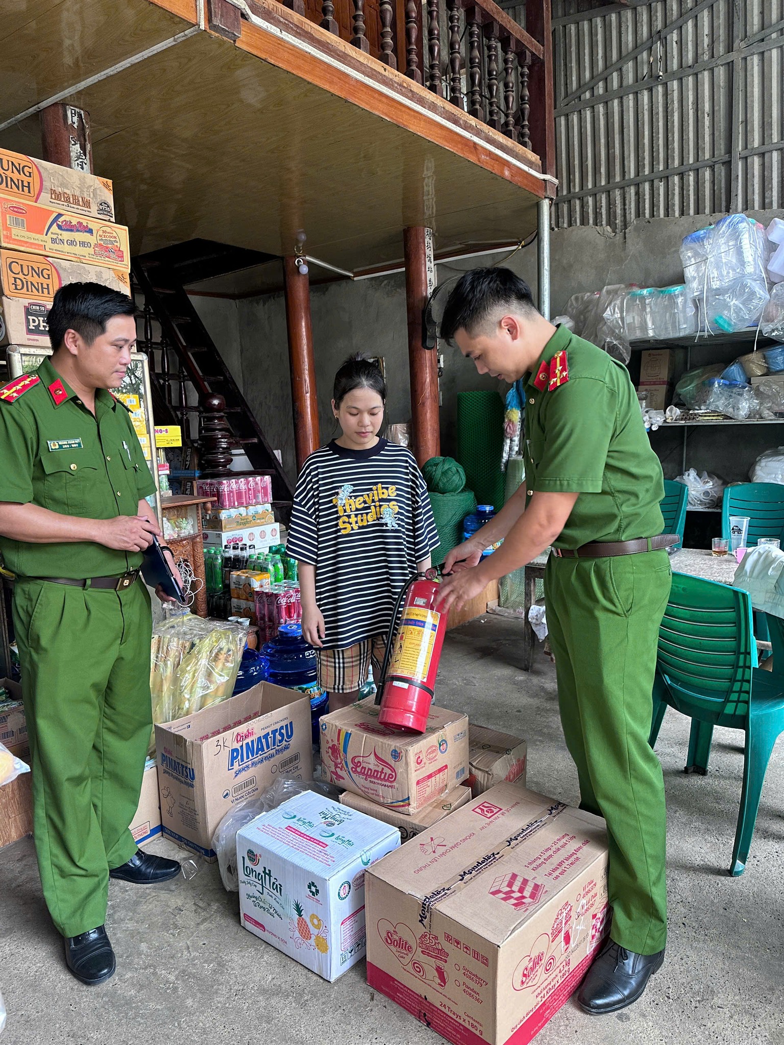 Công an xã Tân Mỹ tăng cường tuyên truyền, bảo đảm an toàn phòng cháy, chữa cháy