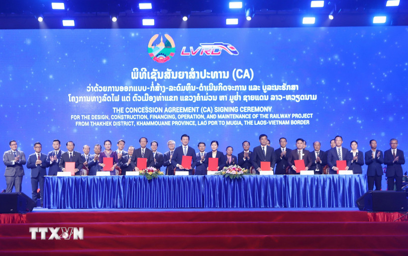 Lào thúc đẩy hiện thực hóa tuyến đường sắt kết nối với Việt Nam