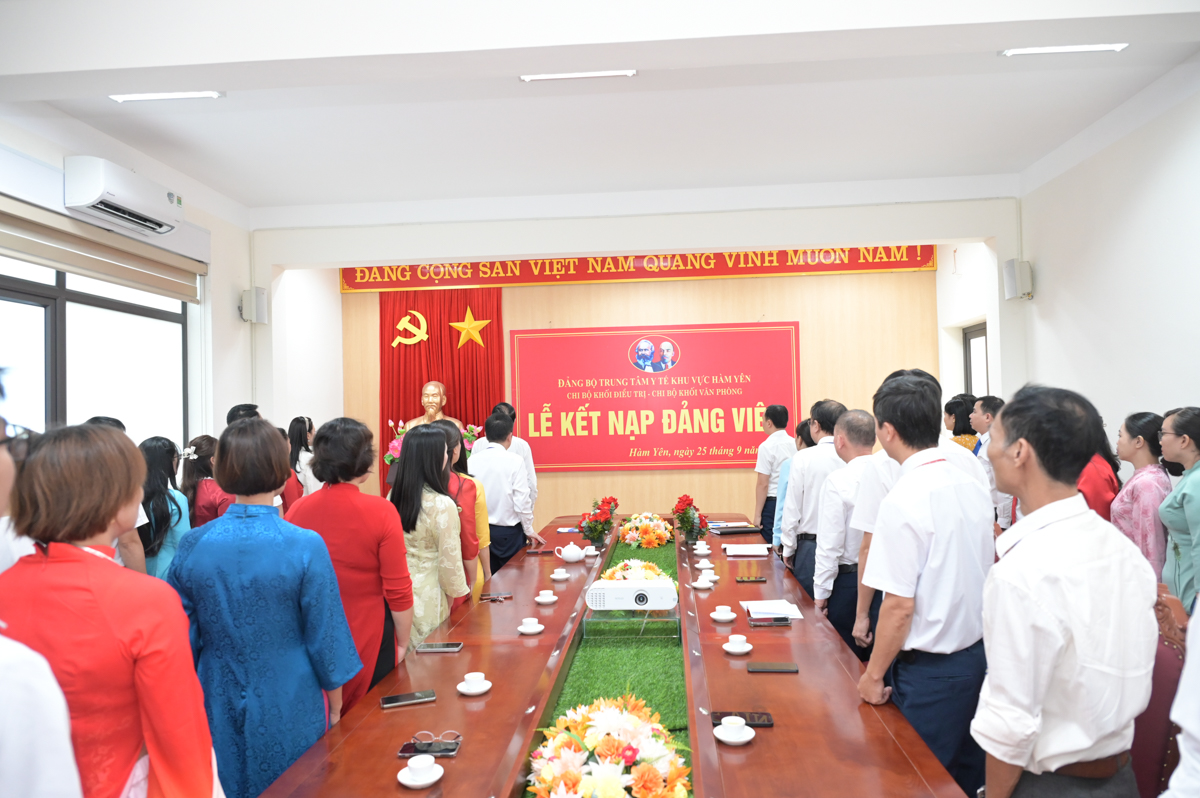 Đảng bộ xã Hàm Yên chú trọng công tác phát triển đảng viên