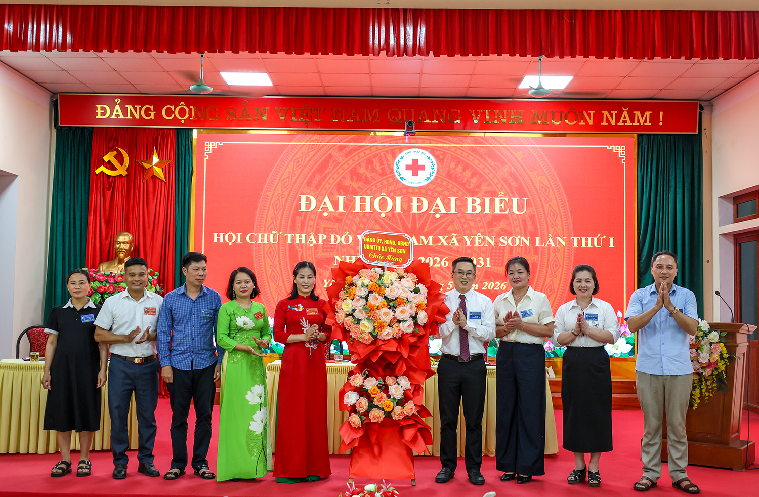 Đại hội đại biểu Hội Chữ thập đỏ Việt Nam xã Yên Sơn lần thứ I, nhiệm kỳ 2026 – 2031