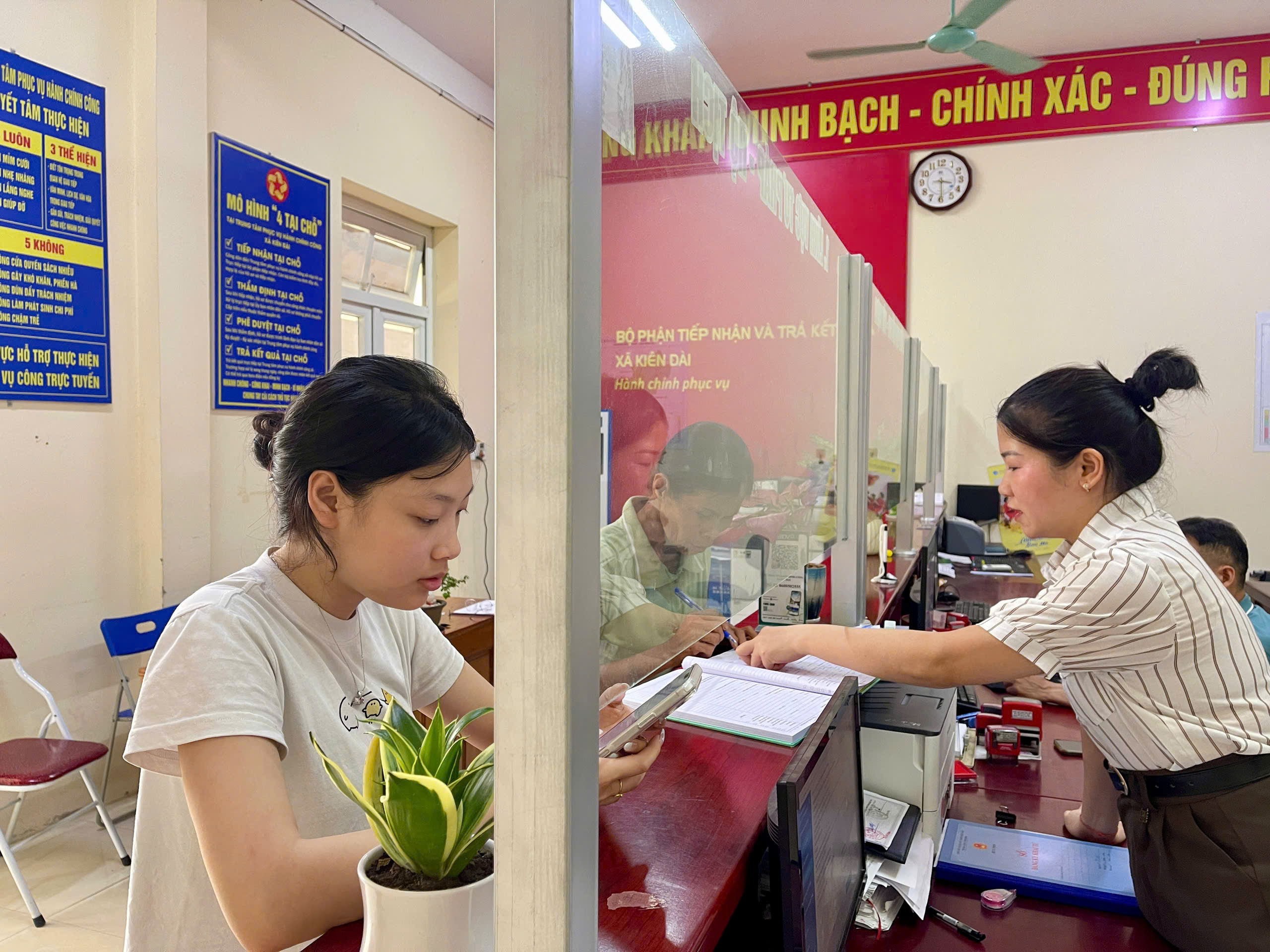 Kiên Đài đẩy mạnh cải cách hành chính, nâng cao hiệu quả phục vụ Nhân dân