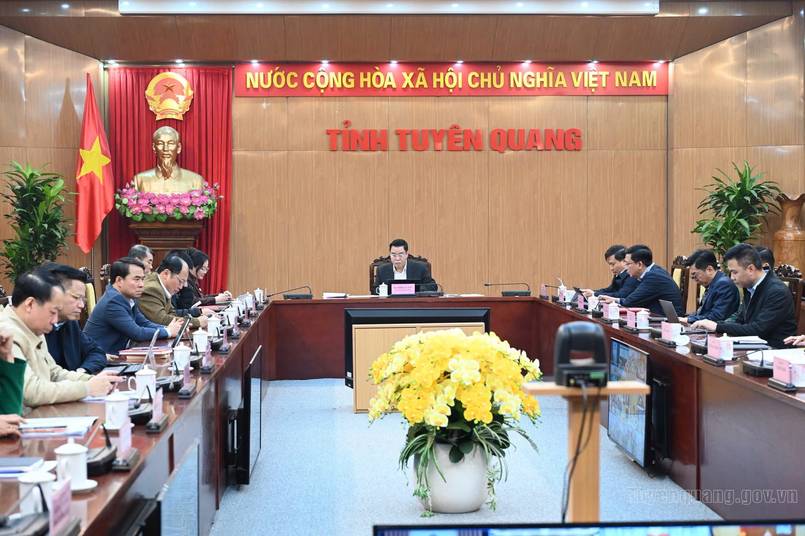 Phiên họp trực tuyến Chính phủ với địa phương thường kỳ tháng 1/2026