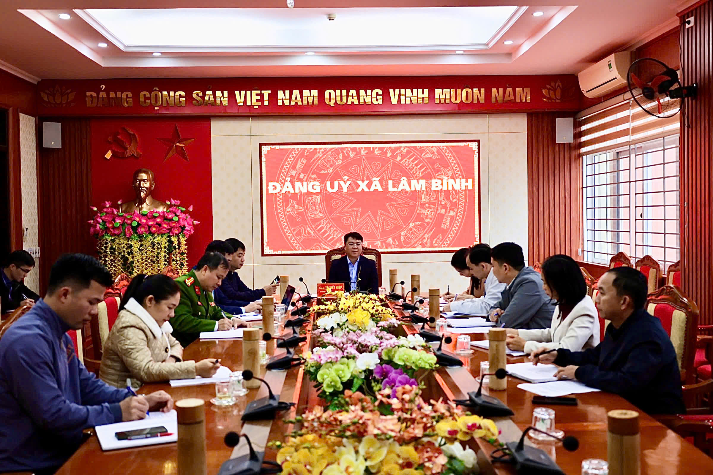 Lâm Bình tổ chức hội nghị Ban chỉ đạo về phát triển khoa học công nghệ, đổi mới sáng tạo và chuyển đổi số