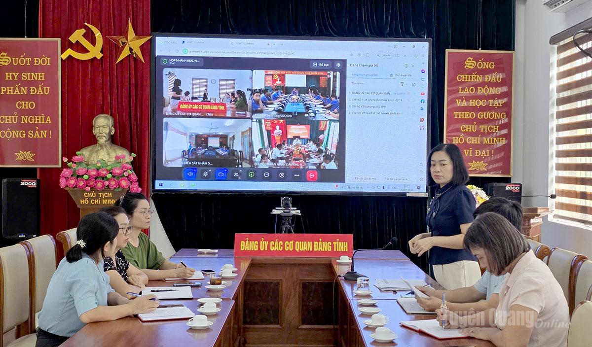 Đổi mới sinh hoạt chi bộ từ giám sát trực tuyến