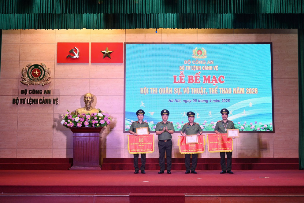 BỘ TƯ LỆNH CẢNH VỆ: BẾ MẠC HỘI THI QUÂN SỰ, VÕ THUẬT, THỂ THAO NĂM 2026