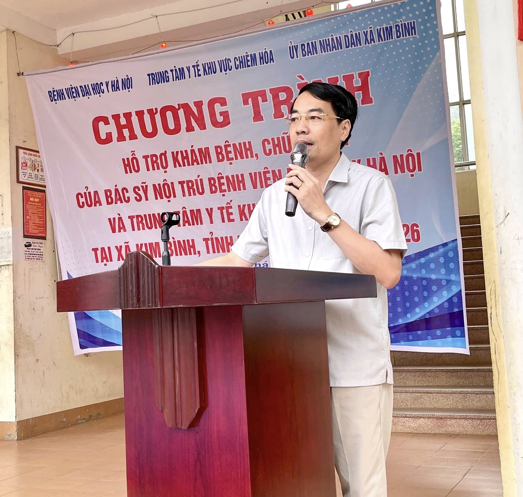 UBND xã đã phối hợp với Trung tâm Y tế khu vực Chiêm Hóa và Bệnh viện Đại học Y Hà Nội tổ chức chương trình khám, chữa bệnh và tư vấn sức khỏe miễn phí cho nhân dân trên địa bàn. 