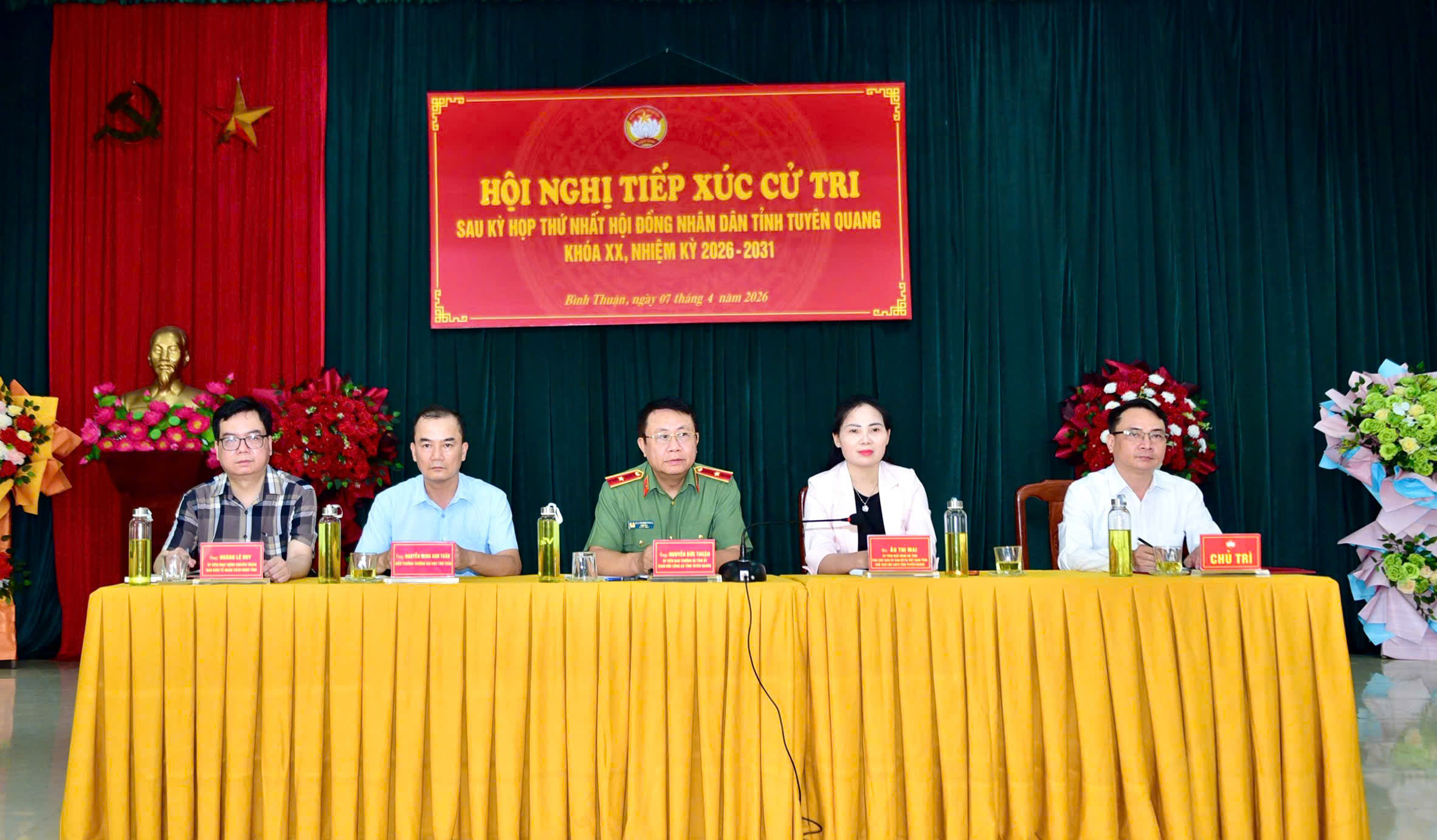 Tổ đại biểu số 07 HĐND tỉnh tiếp xúc cử tri phường Bình Thuận sau Kỳ họp thứ nhất