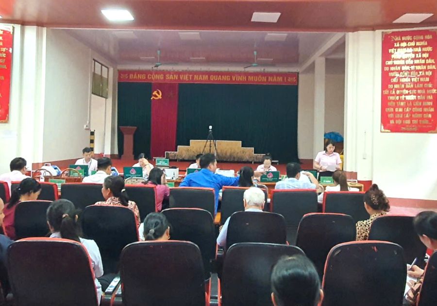 Đoàn kiểm tra Ngân hàng Chính sách xã hội tỉnh Tuyên Quang kiểm tra hoạt động tín dụng chính sách tại xã Bắc Quang