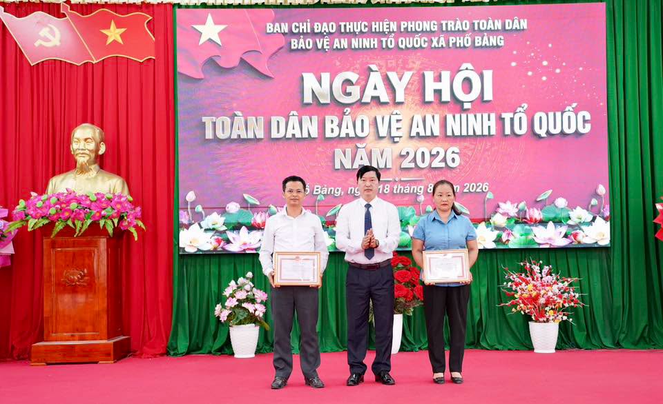 XÃ PHỐ BẢNG TỔ CHỨC NGÀY HỘI TOÀN DÂN BẢO VỆ AN NINH TỔ QUỐC NĂM 2026