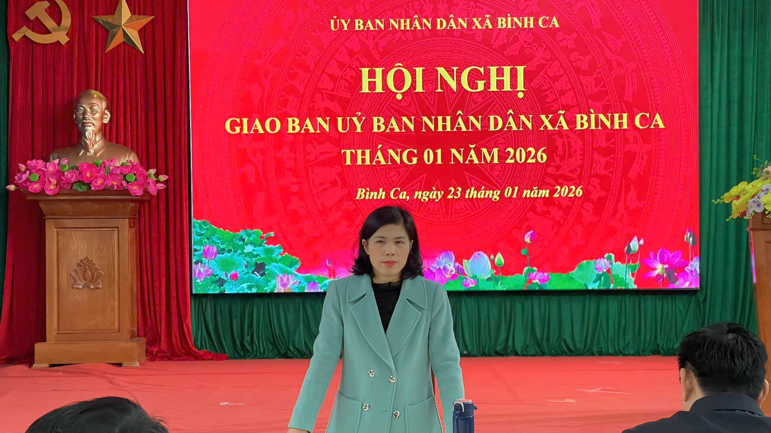 Ủy ban nhân dân xã Bình Ca họp thường kỳ tháng 01 năm 2026