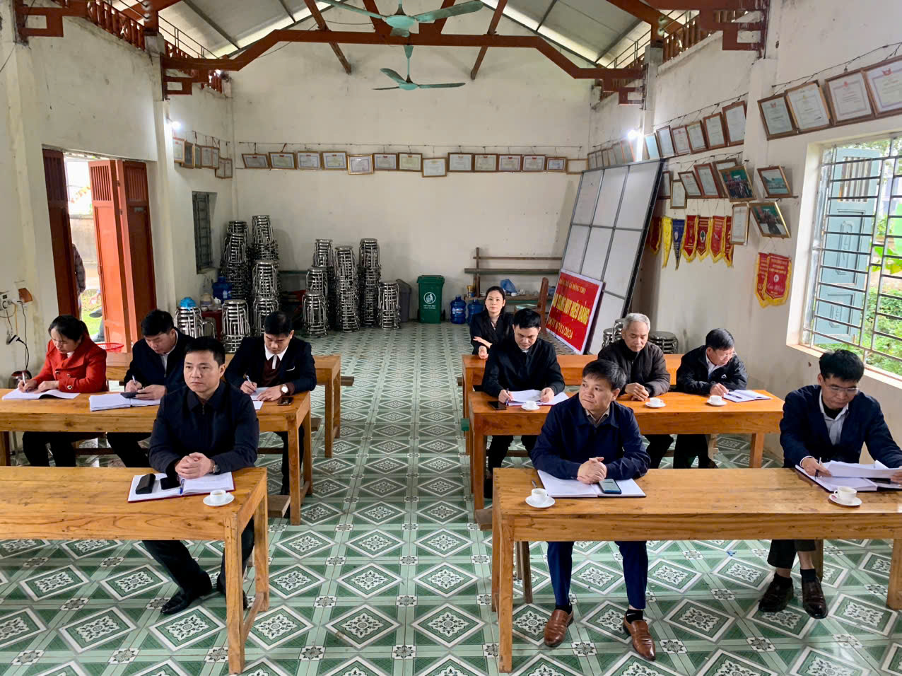 Hội nghị hiệp thương lần thứ ba lập danh sách những người đủ tiêu chuẩn ứng cử đại biểu Hội đồng nhân dân xã Đông Thọ, nhiệm kỳ 2026-2031