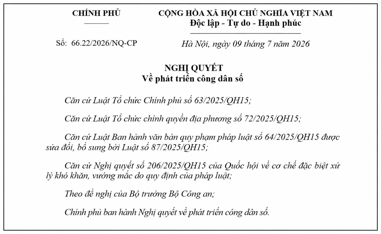 Nghị quyết số 66.22/2026/NQ-CP tạo động lực để người dân sử dụng các dịch vụ số