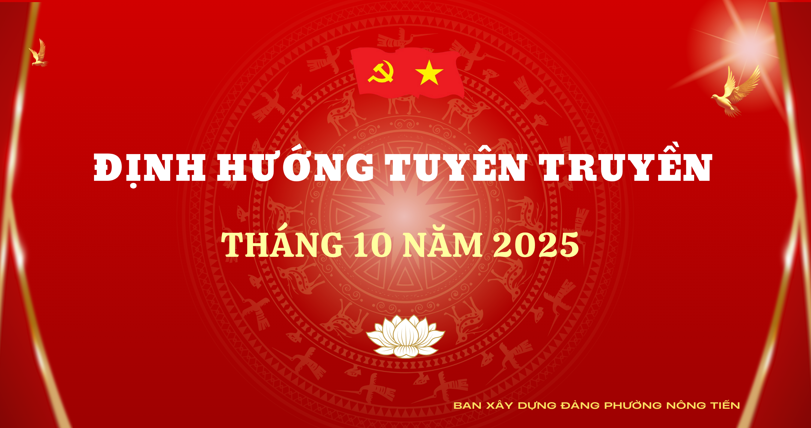 Định hướng thông tin tuyên truyền Tháng 10 năm 2025