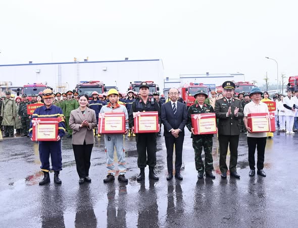 TỔ CHỨC THÀNH CÔNG PHƯƠNG ÁN CHỮA CHÁY VÀ CỨU NẠN CỨU HỘ QUY MÔ CẤP TỈNH NĂM 2025