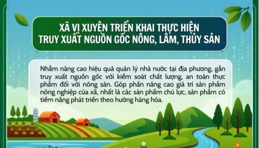 Vị Xuyên triển khai thực hiện truy xuất nguồn gốc nông, lâm, thủy sản