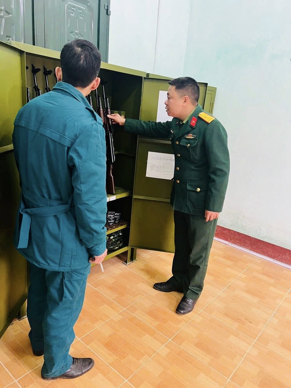 Ban Chỉ huy Quân sự xã Tùng Vài tổ chức Hội nghị triển khai nhiệm vụ trọng tâm tháng 2/2026