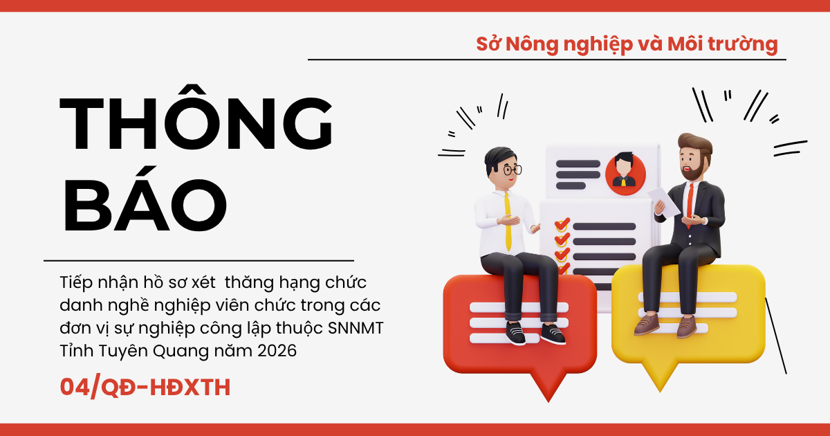 Thông báo tiếp nhận hồ sơ xét đăng ký dự xét thăng hạng chức danh nghề nghiệp viên chức