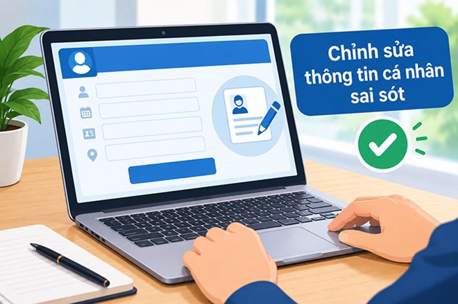 Công dân đến công an x ã trong cả nước để đề nghị điều chỉnh thông tin sai sót