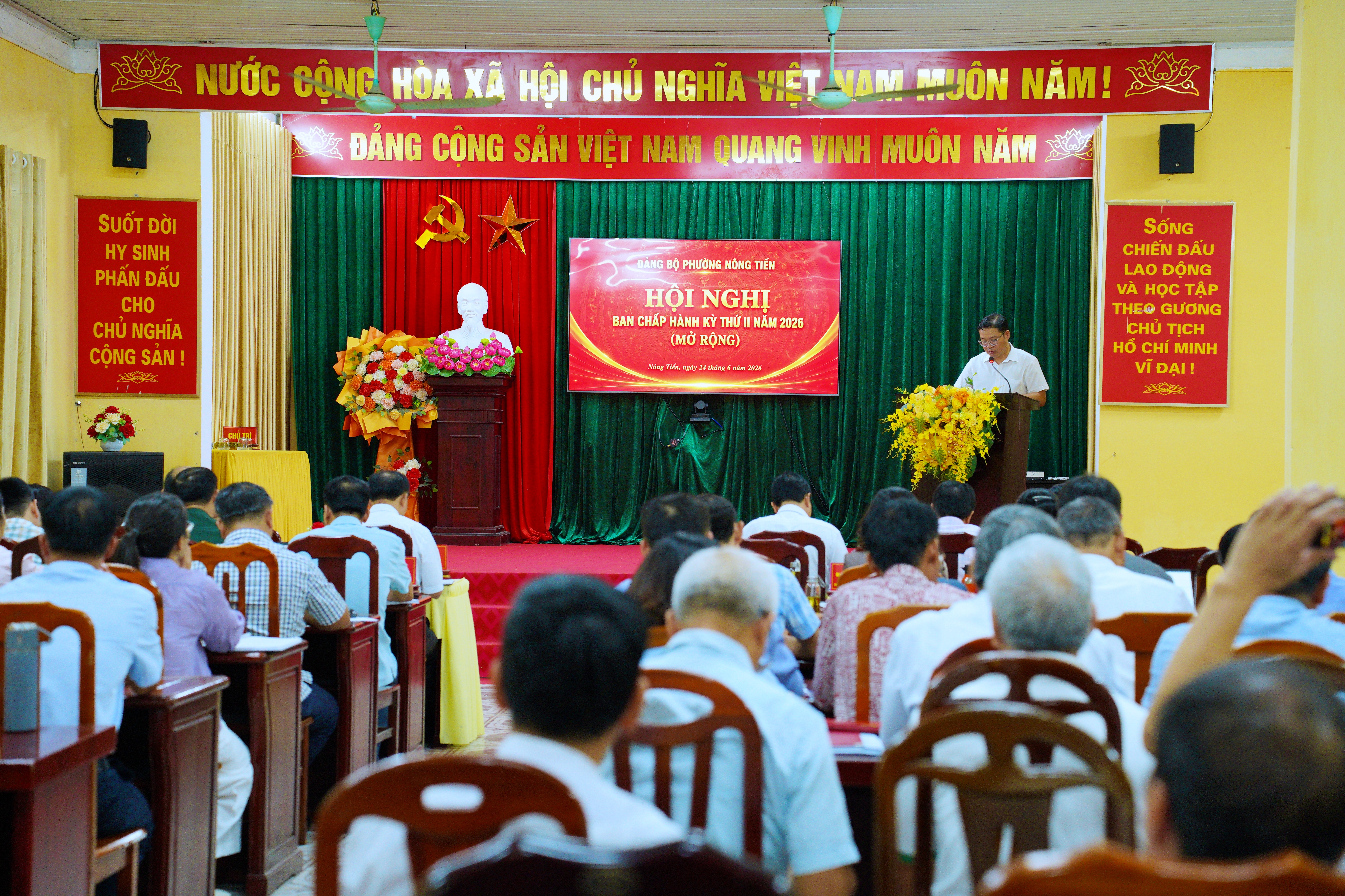 Đảng bộ phường Nông Tiến: Sơ kết công tác 6 tháng đầu năm, dồn lực hoàn thành các chỉ tiêu trọng tâm năm 2026