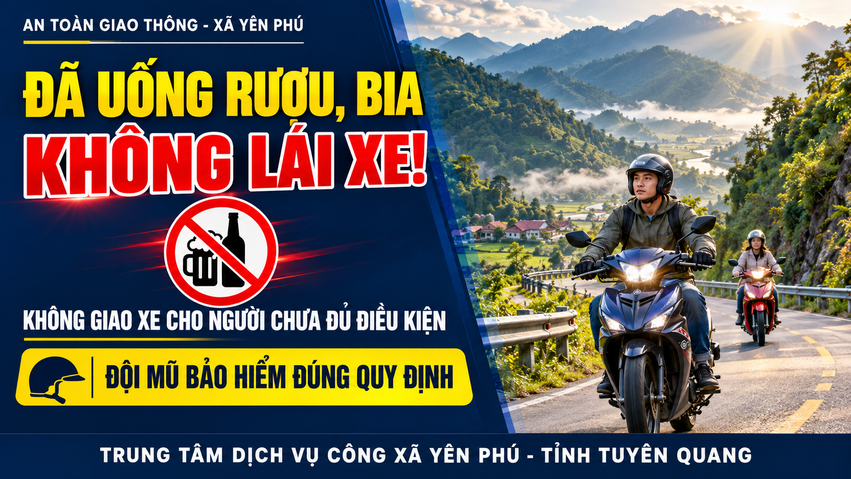 NÂNG CAO Ý THỨC CHẤP HÀNH PHÁP LUẬT, XÂY DỰNG VĂN HÓA GIAO THÔNG AN TOÀN
