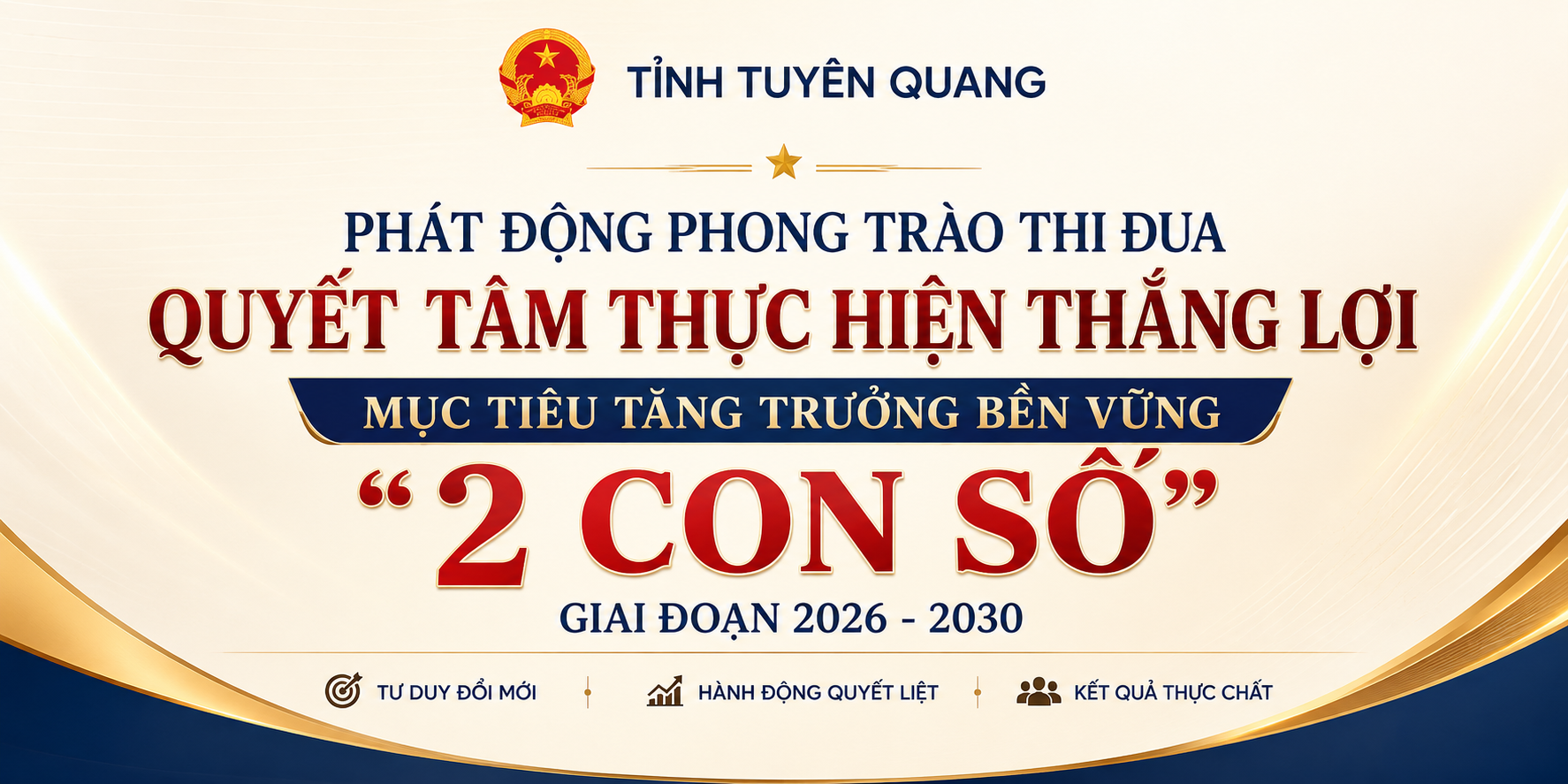 Phát động phong trào thi đua thực hiện thắng lợi mục tiêu tăng trưởng bền vững “2 con số”