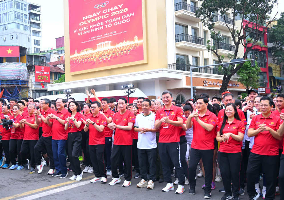 GẦN 1,4 TRIỆU NGƯỜI TRONG CẢ NƯỚC THAM GIA NGÀY CHẠY OLYMPIC - VÌ SỨC KHỎE TOÀN DÂN - VÌ AN NINH TỔ QUỐC NĂM 2026