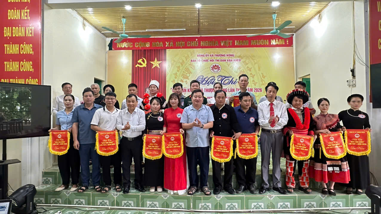 Đảng ủy xã Thượng Nông Tổ chức Hội Thi “Dân Vận Khéo” Lần Thứ I Năm 2026
